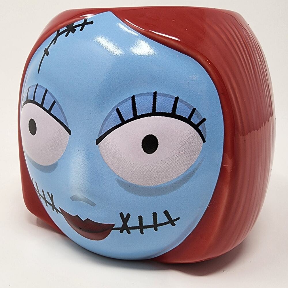 Disney Store Nightmare Before Christmas "Sally" Tim Burton 3D Oversized Mug. EUC